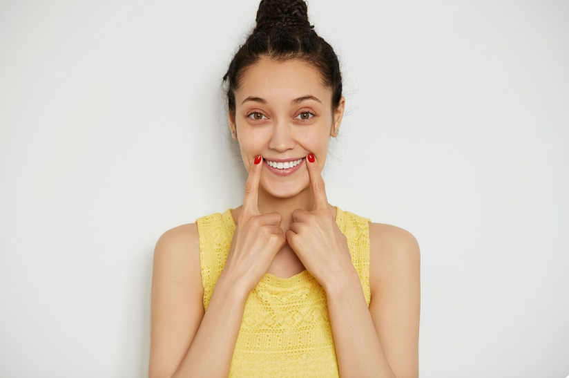 smiling